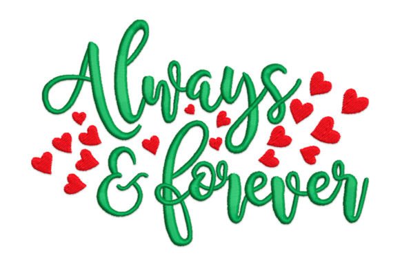 Always Forever: A Timeless Embroidery Design for Etsy Sellers