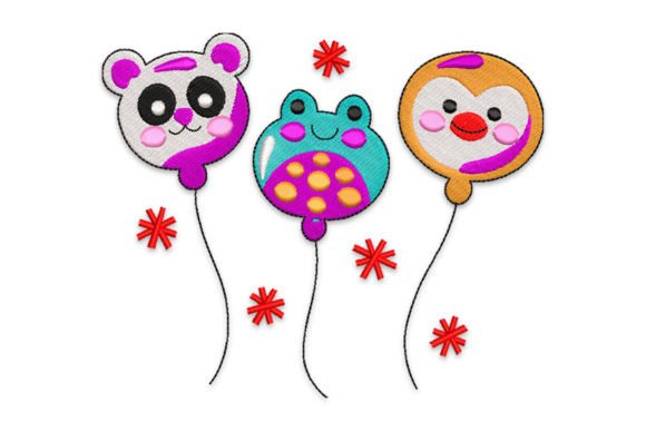 Cute Animals in Colorful Balloons: A Designer's Review