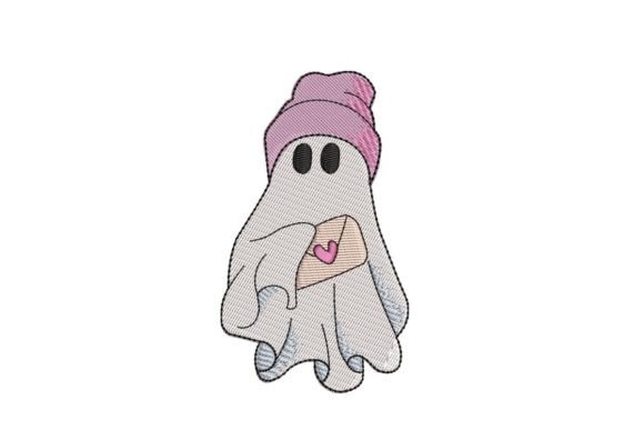 Cute Ghost Valentine: A Sweet Embroidery Review