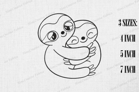 Cute Sloth Couple Valentine's Day Design Review