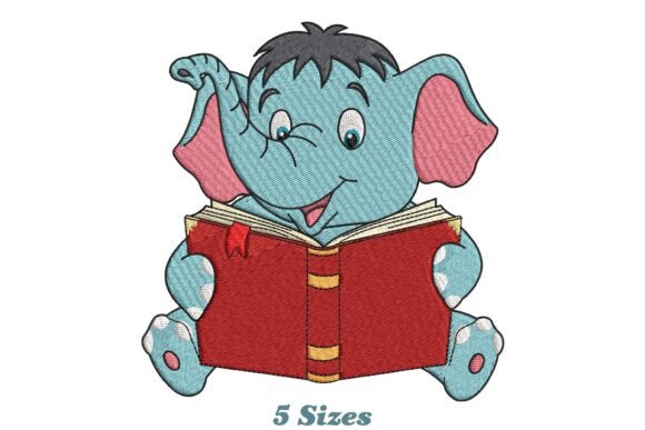 Elephant Reading Book: A Whimsical Embroidery Review