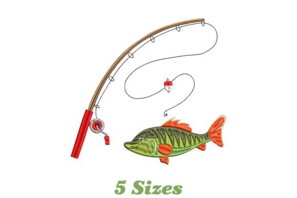 Fish on a Rod: A Whimsical Design for Craft Fair Success