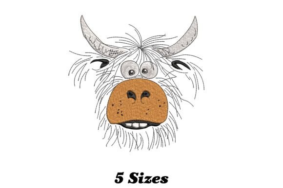 Funny Cow Head: A Festive Farm Animal Embroidery Review
