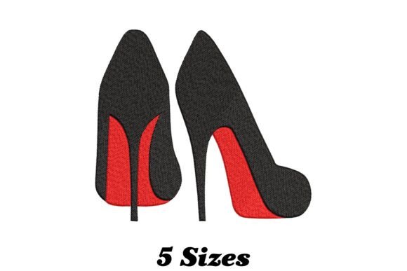 High Heels: A Chic Embroidery Design for Holiday Fashion