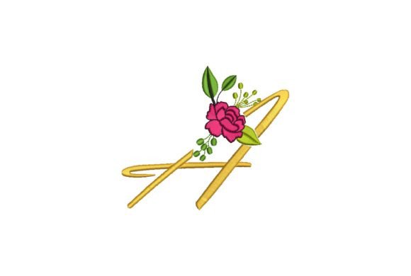 Letter a with Rose: A Designer's Review for Brand Merch