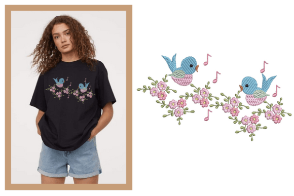Musical Birds Embroidery: A Designer's Review for Real Projects
