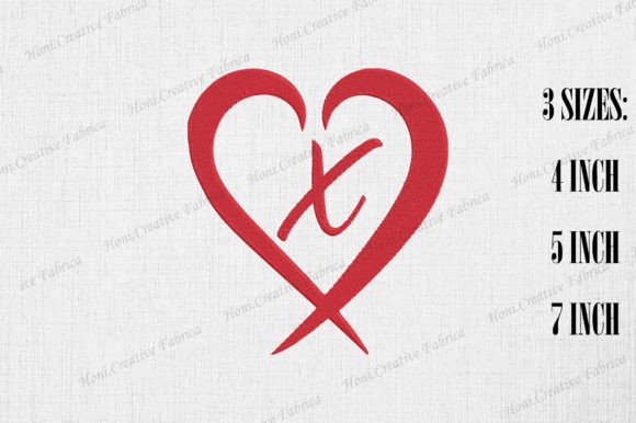 Review: Letter X with Heart Valentine s Day for Business Merch